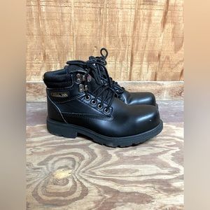 Brahma Men’s Steel Toe Black Leather Boots